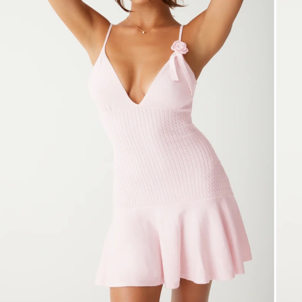 Frankie’s Bikinis Houston Cable Cloud Knit Dress